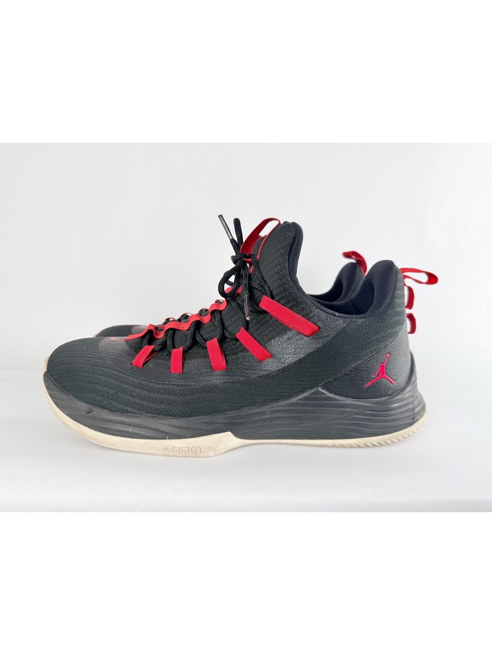๐ Air Jordan Ultra Fly 2 Low Black Infrared AH8110-023 Men's 10 Bred Basketball - Picture 11 of 11